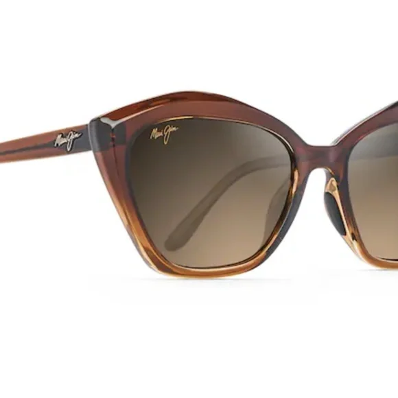 Maui Jim Lotus Polarized Sunglasses With Case and Cleaning Cloth. - Picture 9 of 11